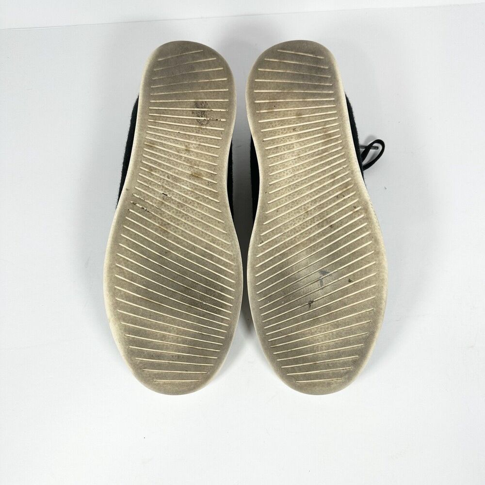 Allbirds Wool Piper Black White Walking Casual Low Shoe Sneaker Mens Size 12 - Picture 7 of 8